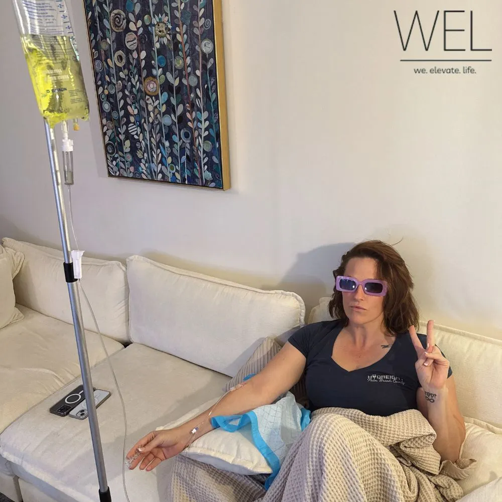 iv drip before wedding